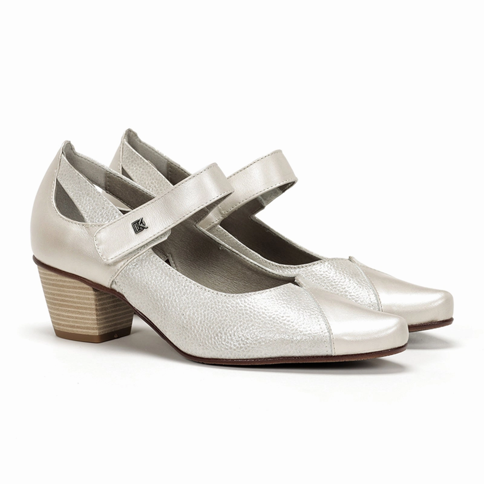 Office Layer Dorking Triana D7746 Heeled Mary Jane (Women) - Natural