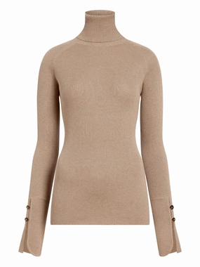 Belle Top in Taupe Minimal Mood Antibacterial lining