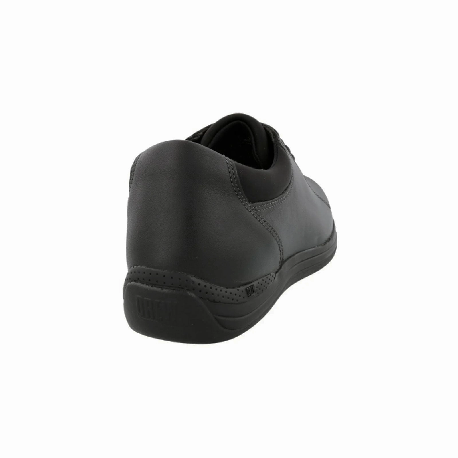 Drew Tulip Lace Up (Women) - Black Leather WrinkleResistantFinish