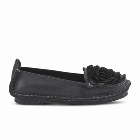 L'Artiste Dezi Flat (Women) - Black Timeless Layer Lined interior
