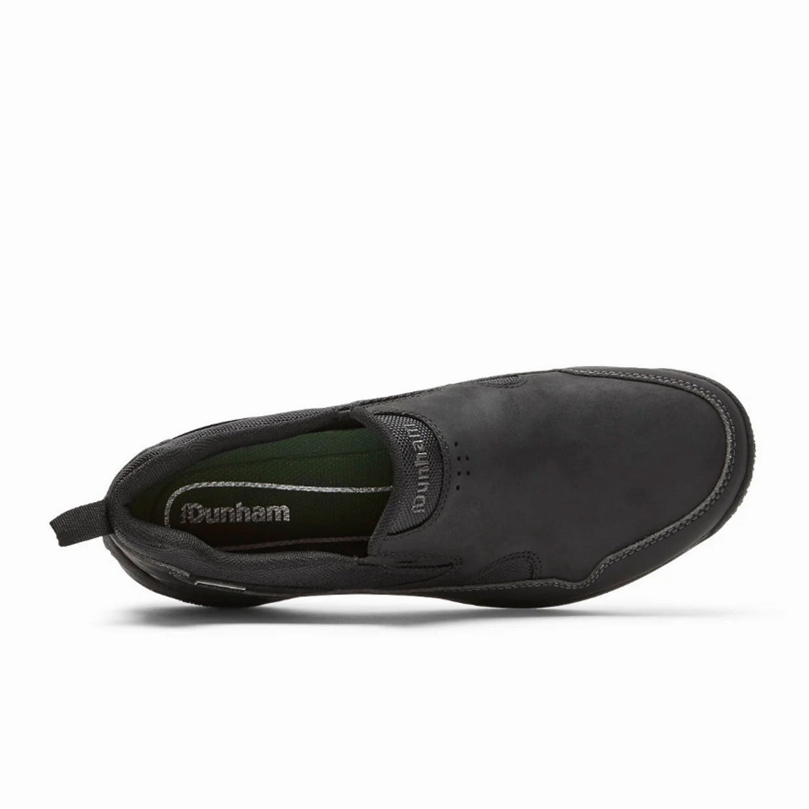 Warranty-Included Casual Look Dunham Ludlow Cloud Plus Slip On (Men) - Black Leather