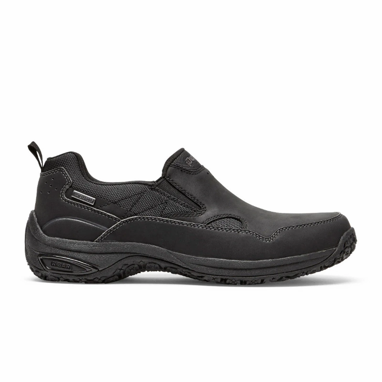 Dunham Ludlow Cloud Plus Slip On (Men) - Black Leather Tear-resistant