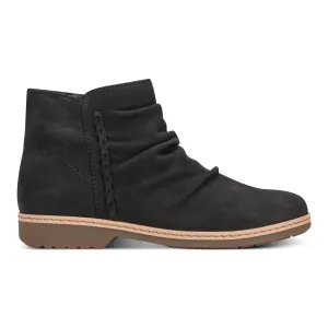 Multi-functional breathability Hilaree Water Repellent Round Toe Ruched Casual Booties