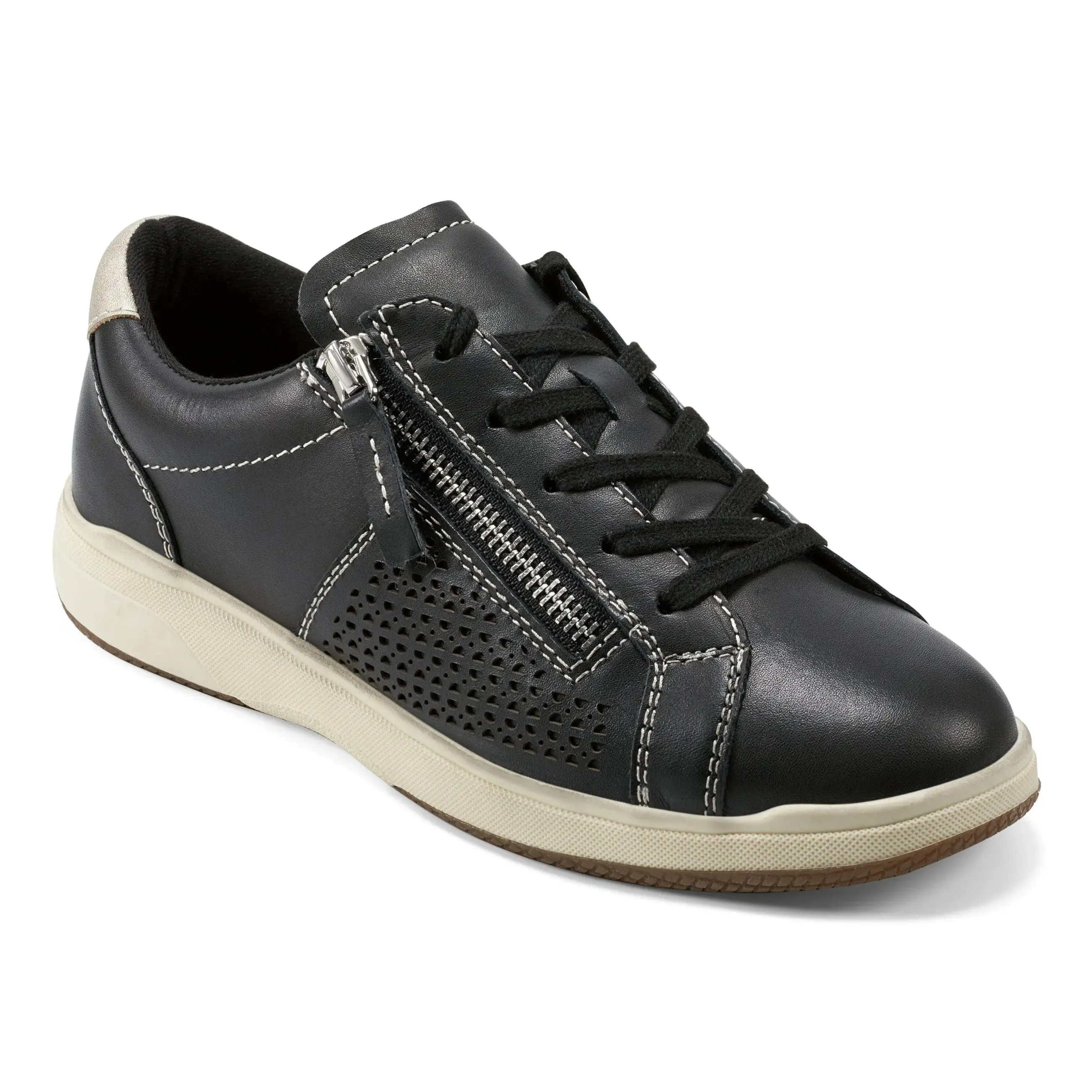 Netta Round Toe Casual Lace-up Sneakers High Rebound Midsole