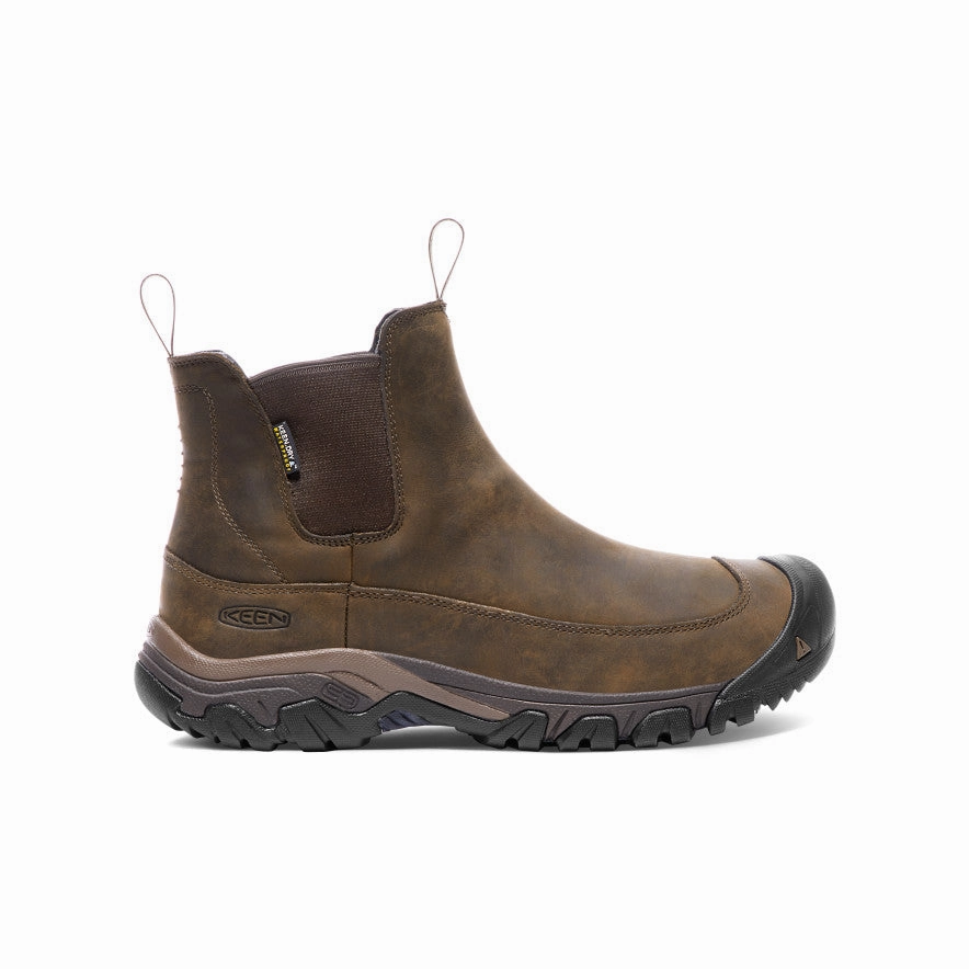 Supreme Comfort Effortless Motion Men's Anchorage III Waterproof Boot Wide  |  Dark Earth/Mulch