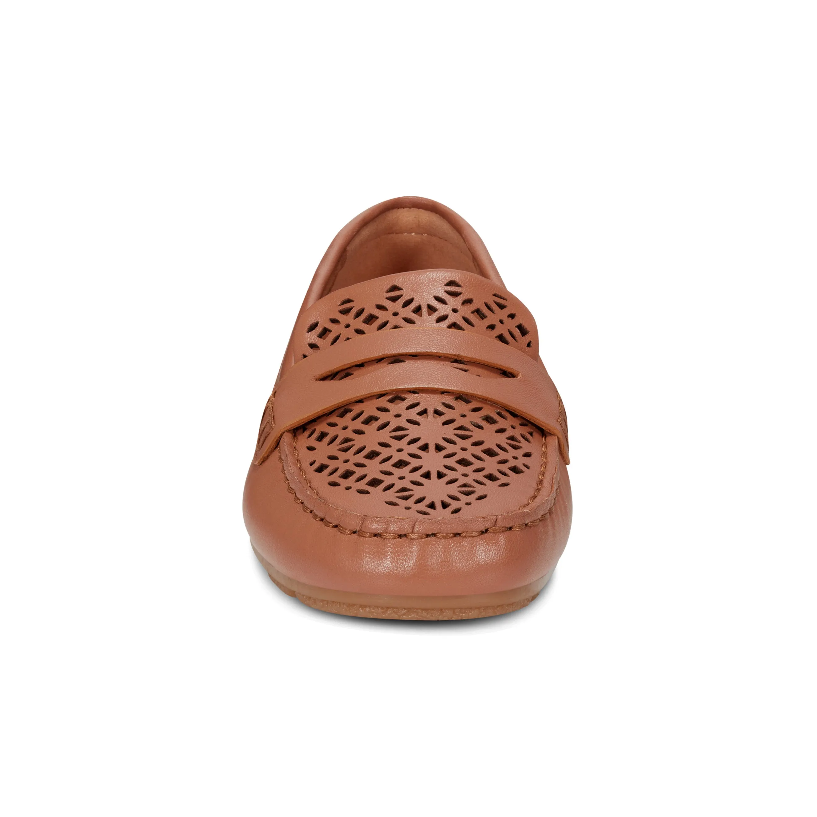 Remi Almond Toe Slip-on Casual Flat Loafers Embroidered buckle - up style