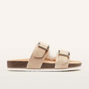 Nico Sandshell Shearling Bus stop Hidden Alley