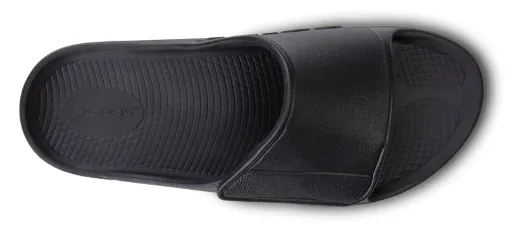 Abrasion Proof Toe Guard Sturdy Lacing System OOFOS 1550 OOAHH SPORT FLEX - MATTE BLACK