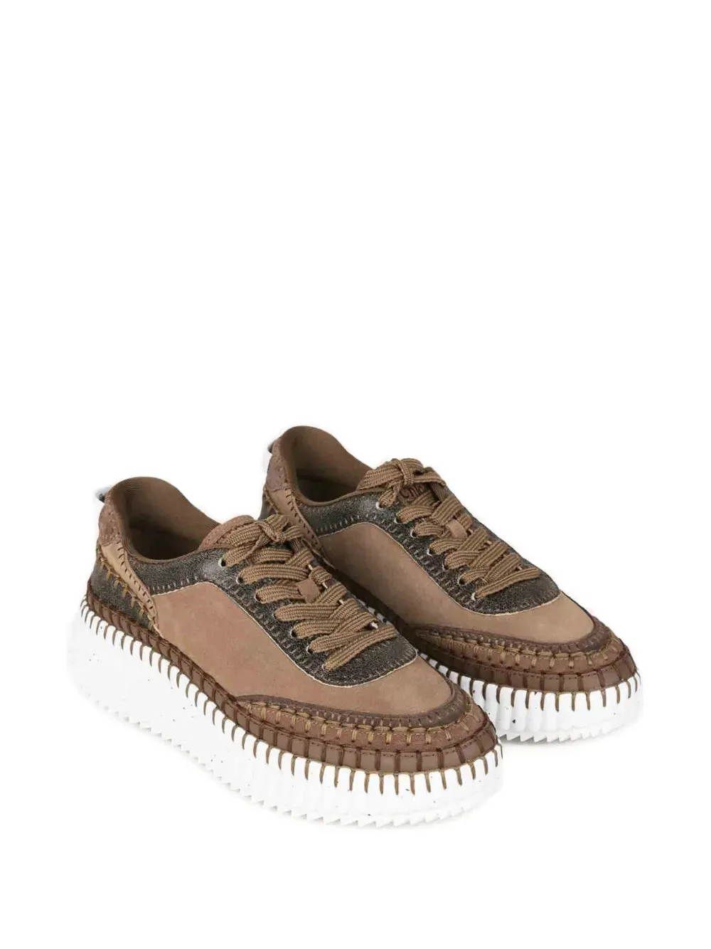 Nama Sneakers in Oak Brown Traction pods Hydrophobic Treatment