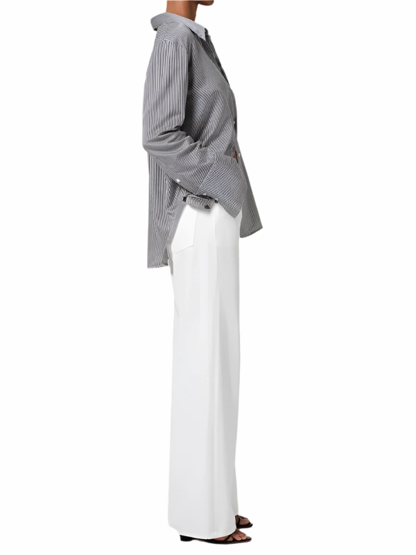 Open Heart Soft Knit Paloma Baggy in Soft White