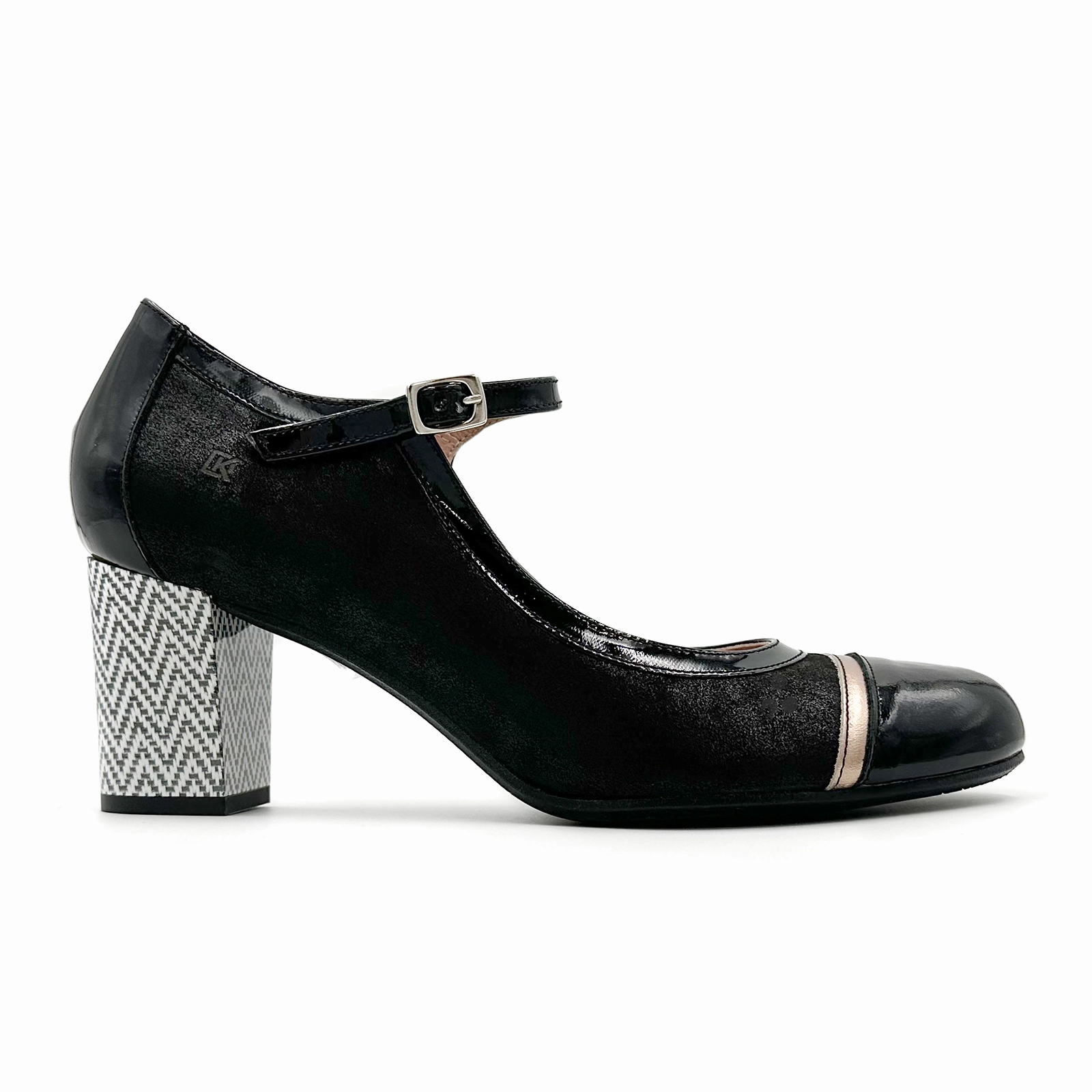 Cozy Vibes Dorking Rodin D9092 Heeled Mary Jane (Women) - Lamin Negro