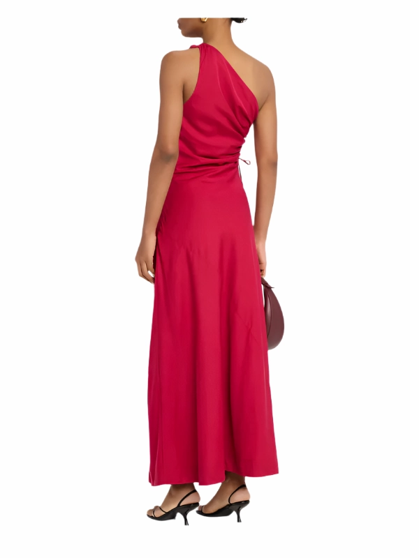 UltraSoftFinish Metro Edge Laureles Maxi Dress in Raspberry