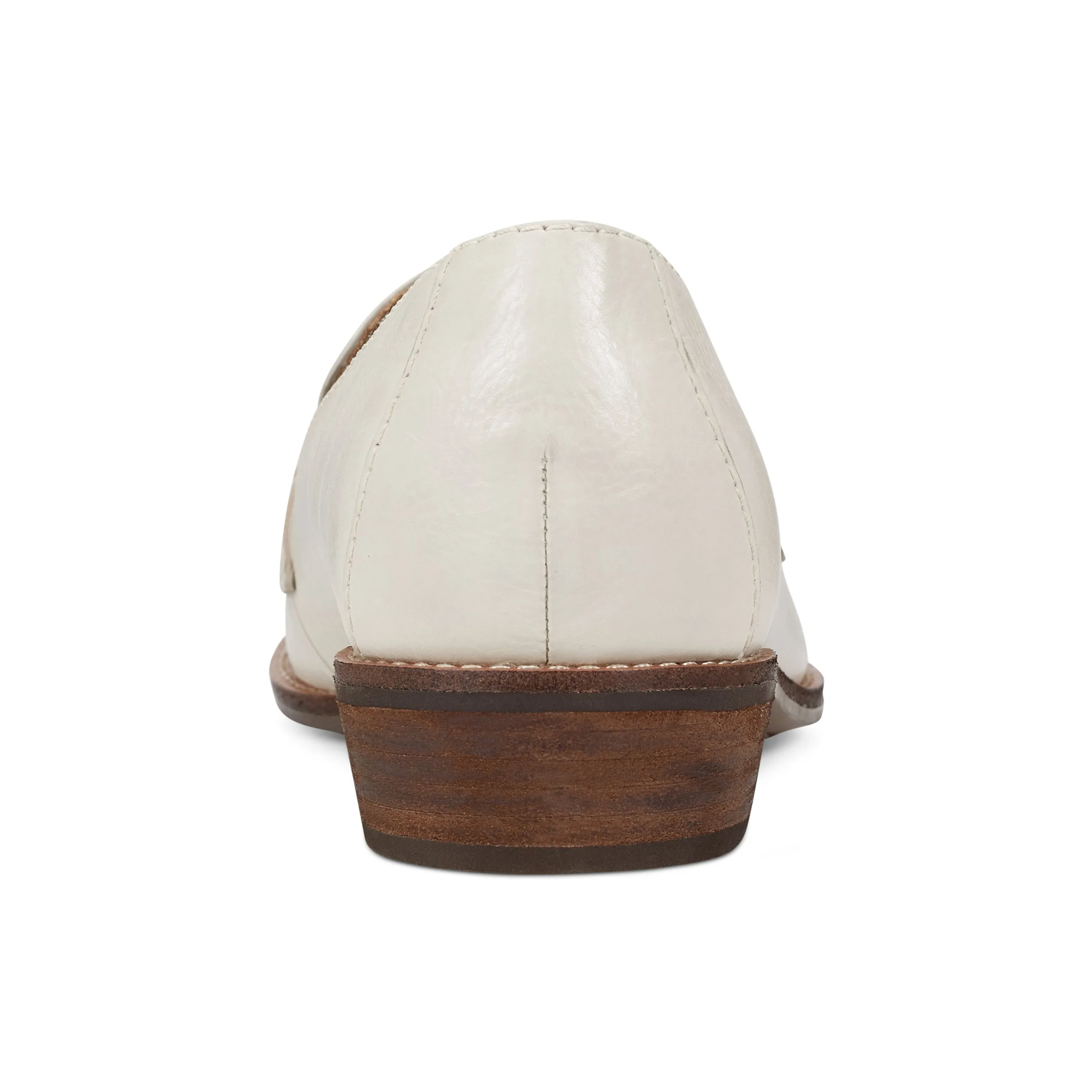 Seamless Toe Box Edie Stacked Heel Casual Slip-on Loafers