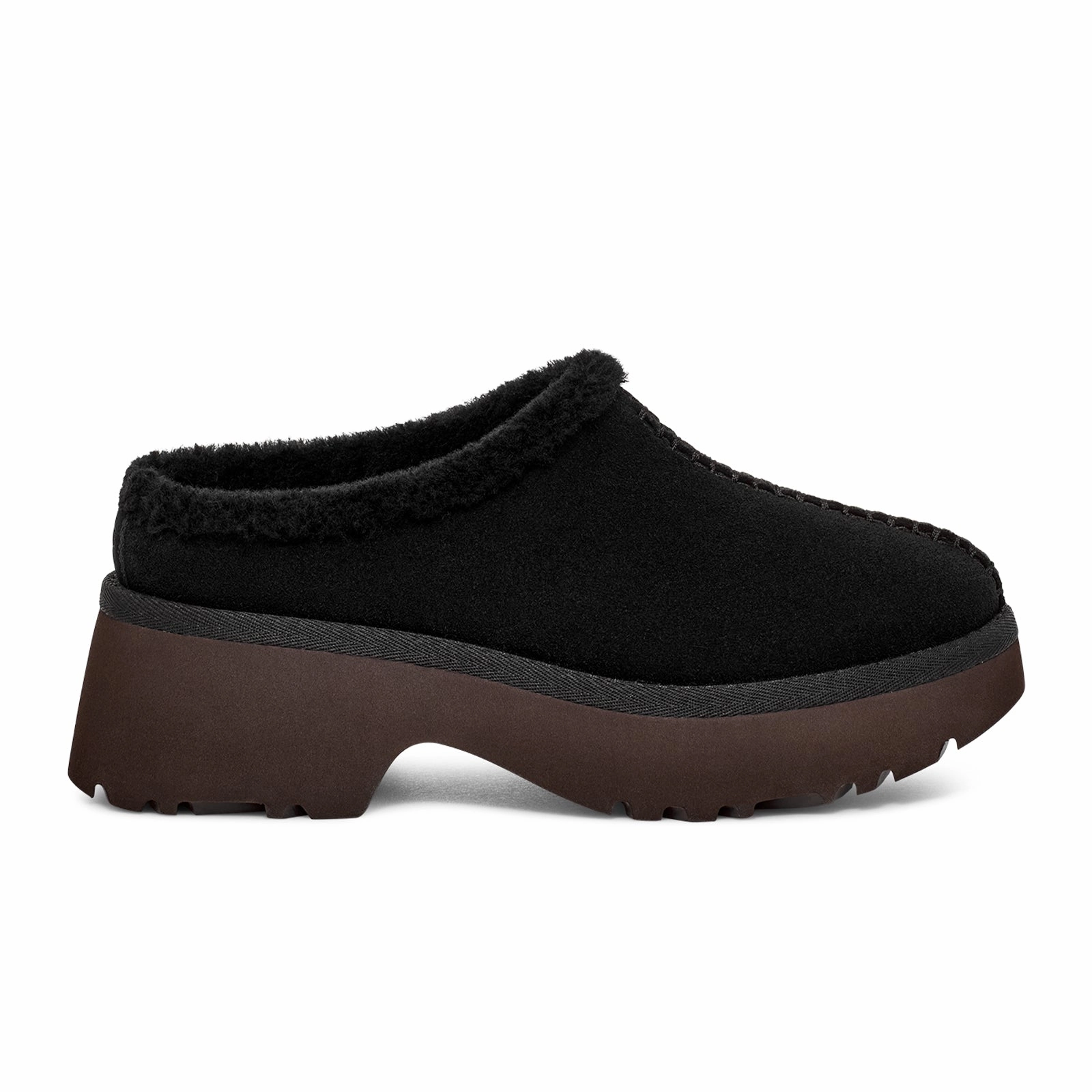 Soft Appeal Sleek Comfort UGG? New Heights Cozy Clog (Women) - Black