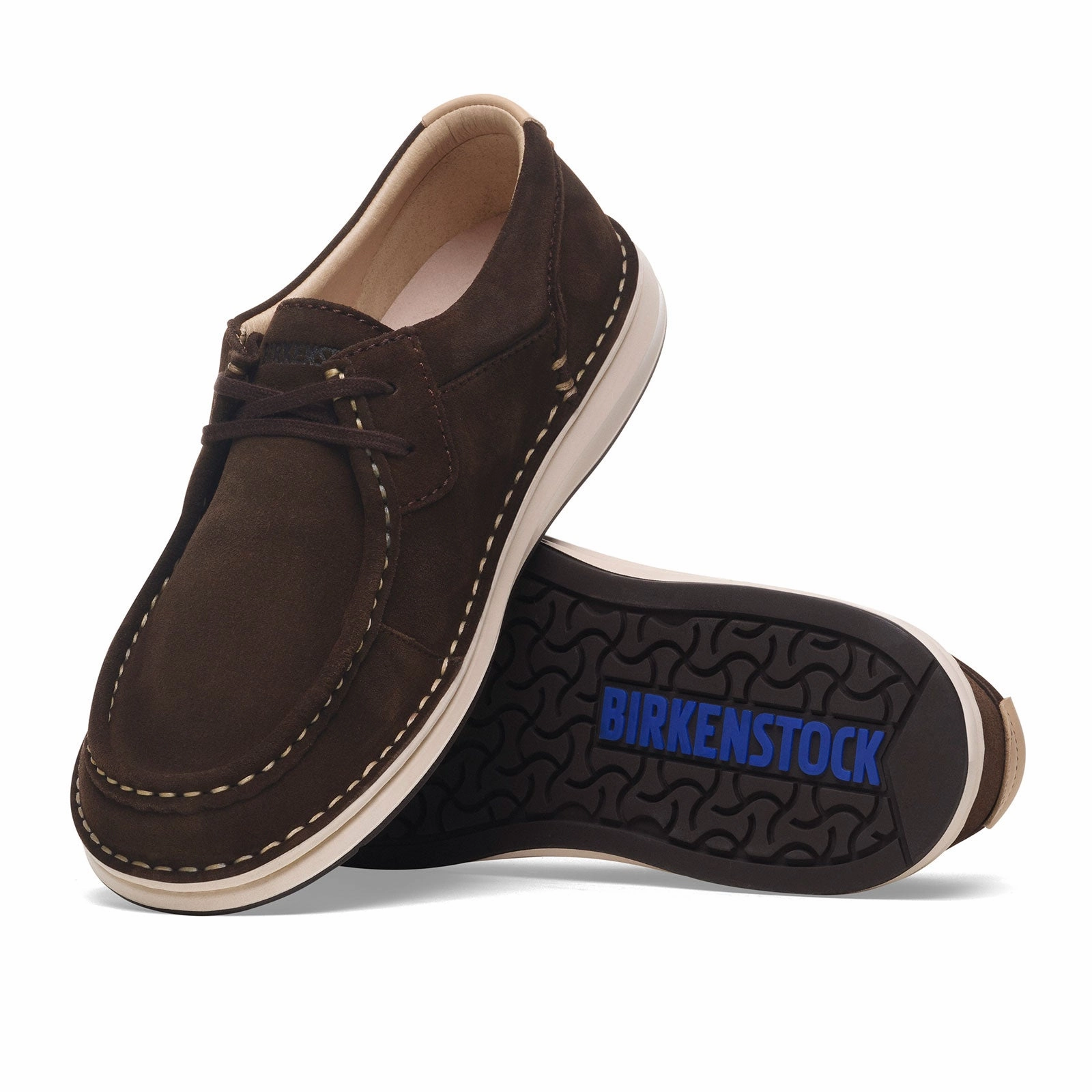 Birkenstock Pasadena Slip On (Men) - Mocca Suede Clean Lines