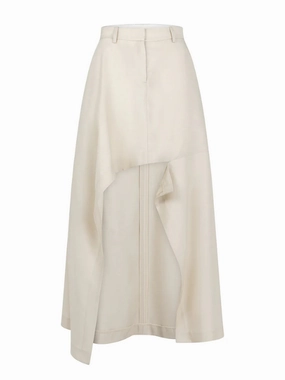 Elana Skirt in Oyster AbrasionResistant ReflectiveTrimDetails