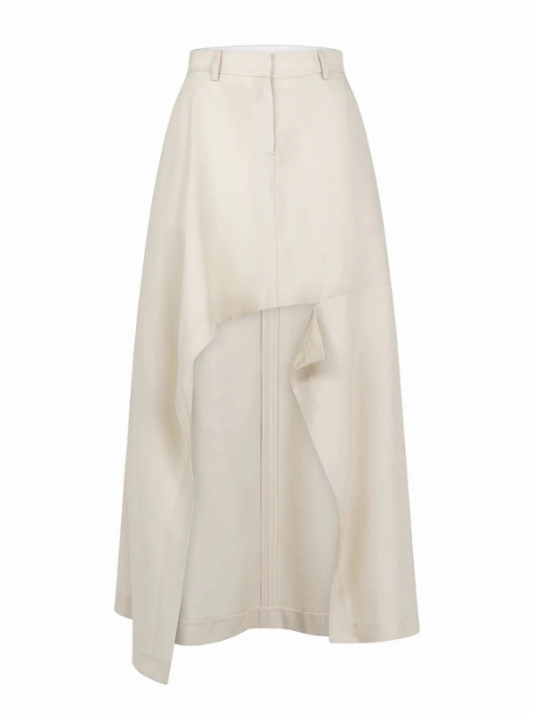 Elana Skirt in Oyster AbrasionResistant ReflectiveTrimDetails
