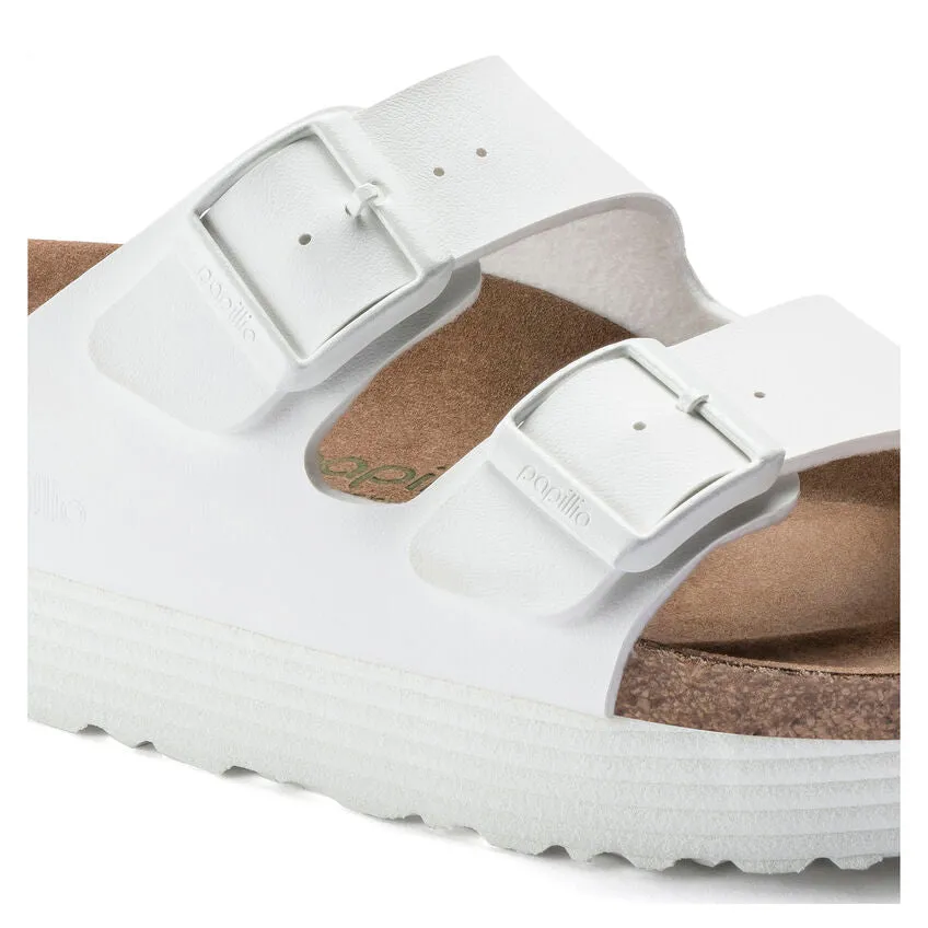Unified Cushioning Platform Torsion Adaptive Plate BIRKENSTOCK ARIZONA PLATFORM WHITE