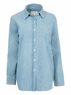 Reflective details Outdoor Apparel Monti Denim Shirt in Chambray