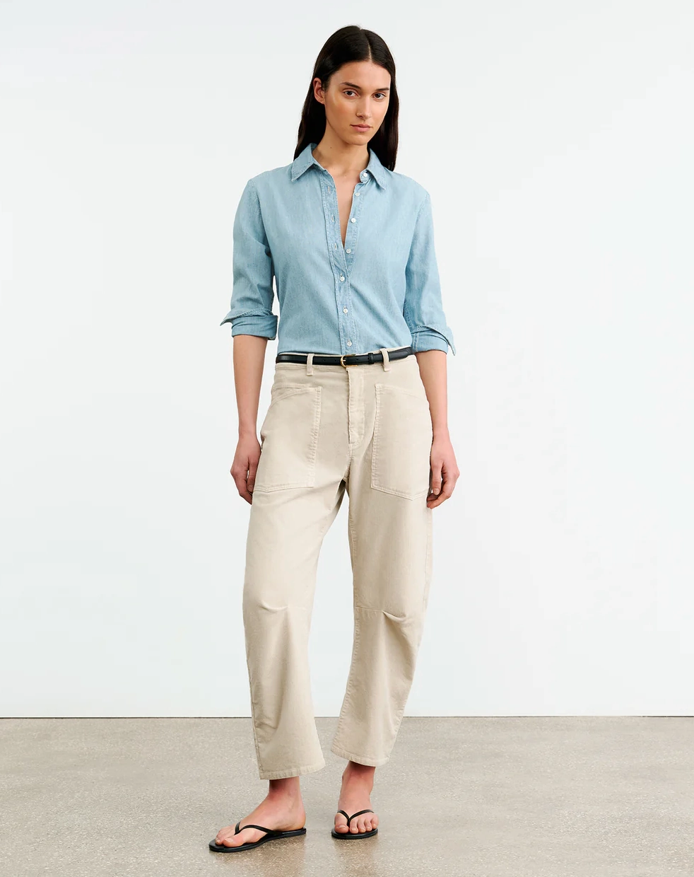 Monti Denim Shirt in Chambray Beach Ready