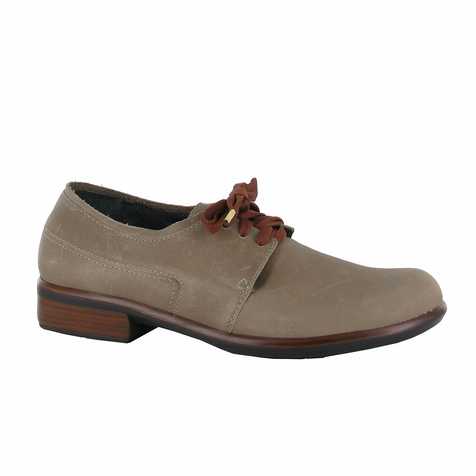 Naot Blizzard Oxford (Women) - Bark Nubuck Chic Fit Neutral Tones