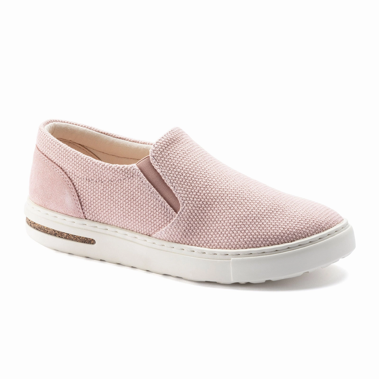 Soft Volume Love Energy Birkenstock Oswego Narrow Slip On Sneaker (Women) - Soft Pink Canvas