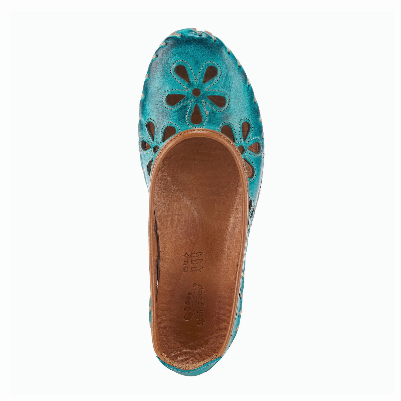 Cap-Sleeve Spring Step Rayely Ballet Flat (Women) - Turquoise