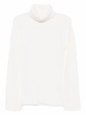 SeamFreeEngineering Slit Sleeve Knit in Ecru