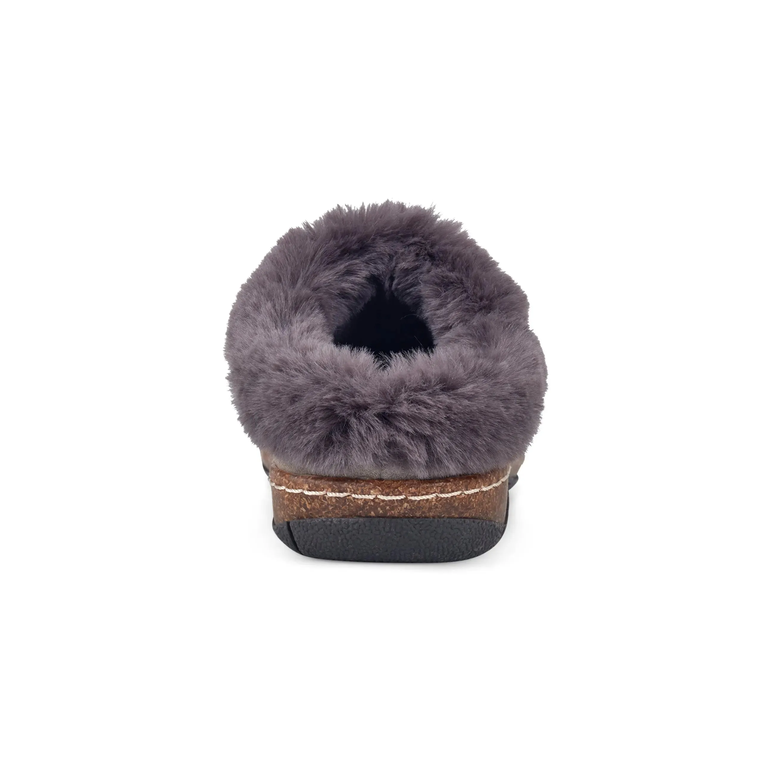 Elena Cold Weather Round Toe Casual Slip-on Clogs foot safety