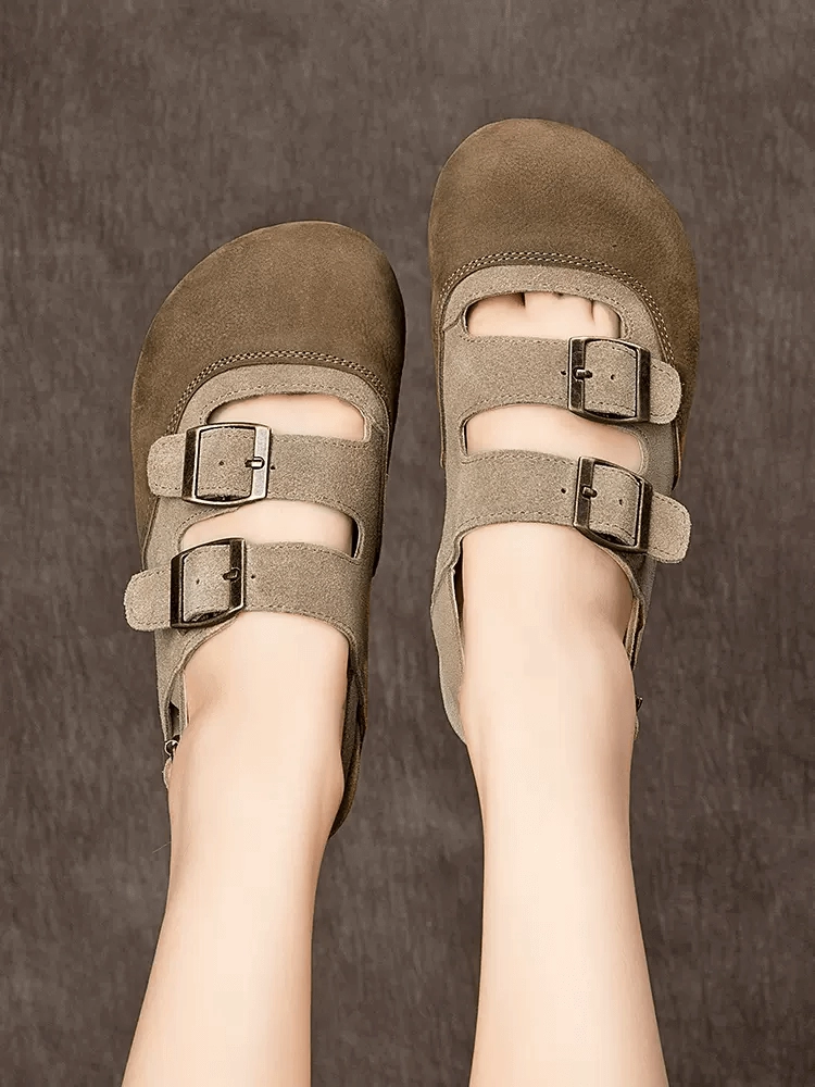 Babakud Women Original Vintage Genuine Leather Premium Sandals least summer least expensive