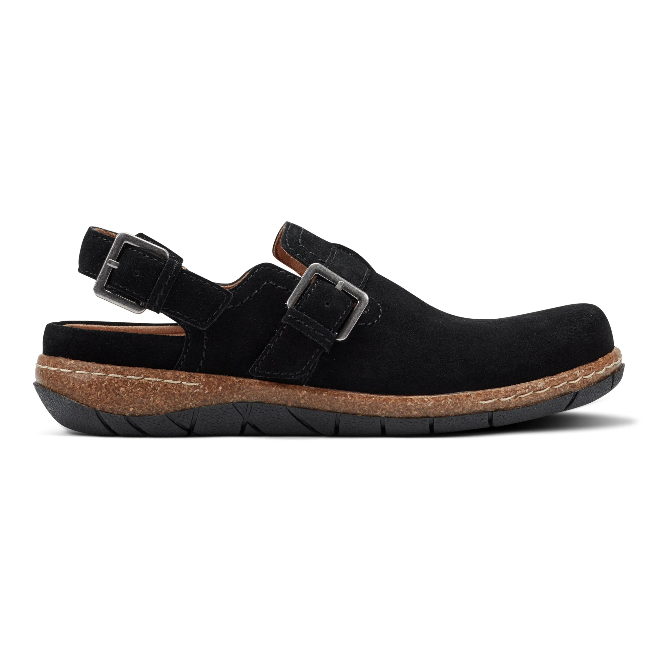 Elmonte Round Toe Slingback Clogs shock - absorption - level Formal Look