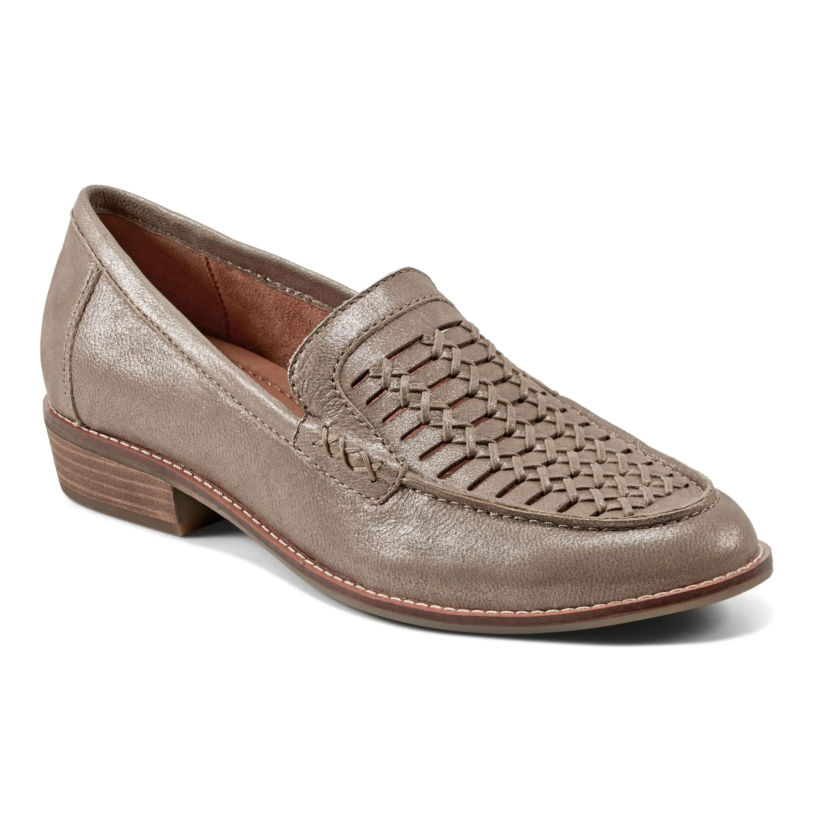 Elona Casual Slip-on Round Toe Loafers Cushioned lining
