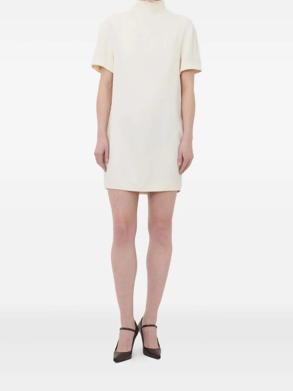 Elton Short Dress in Ivory PunctureResistant Fabric