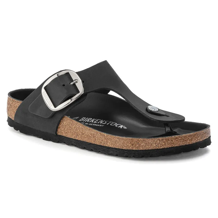 BIRKENSTOCK GIZEH BIG BUCKLE - BLACK Elite Cushioning yoga enthusiasts - specific benefits