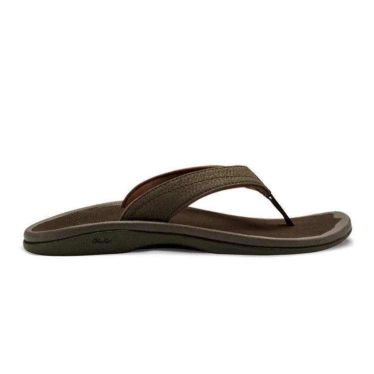 OLUKAI WOMENS OHANA - JAVA Ergonomic Footbed Shape biggest