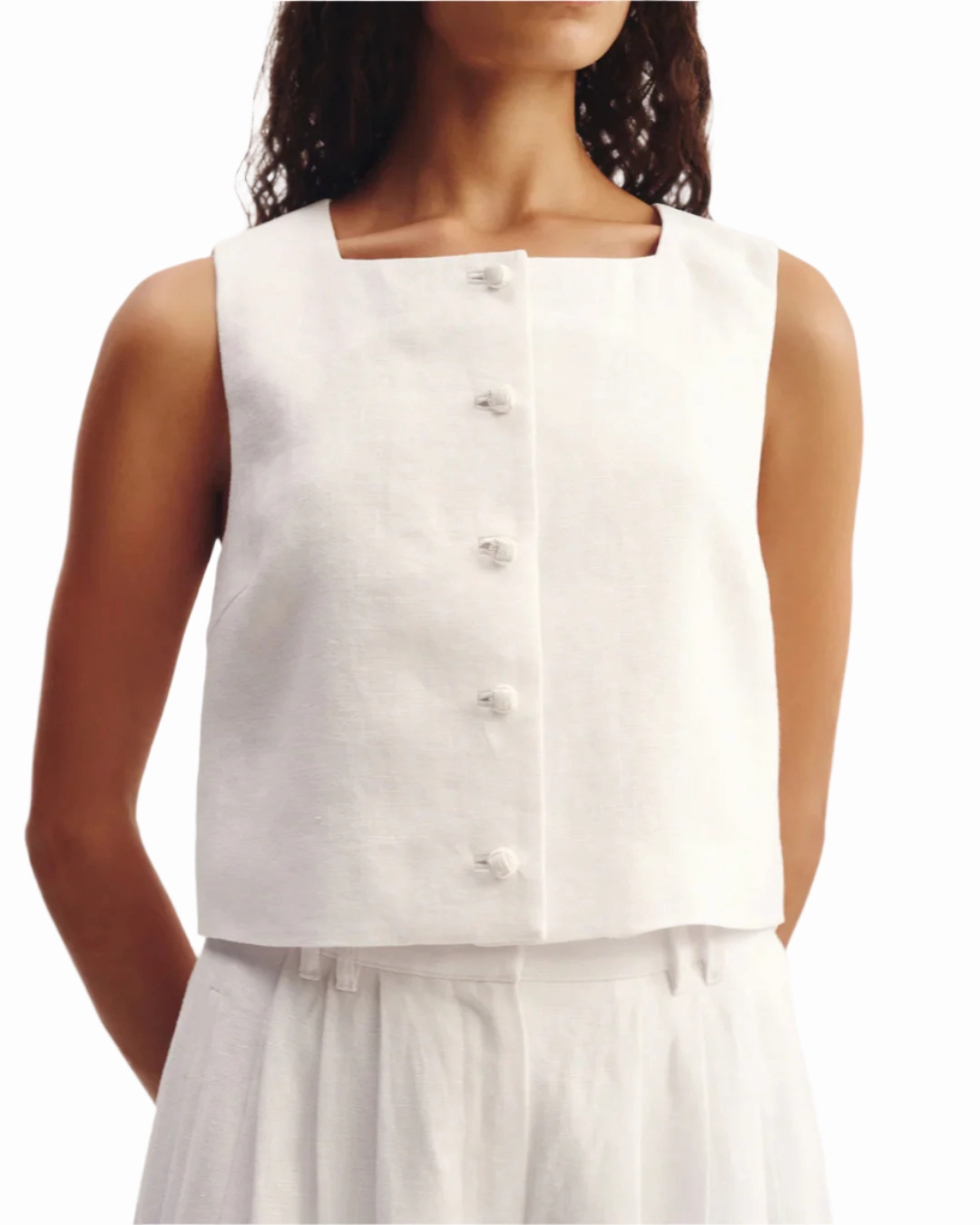 AbrasiveReinforcedZones Rio Top in White