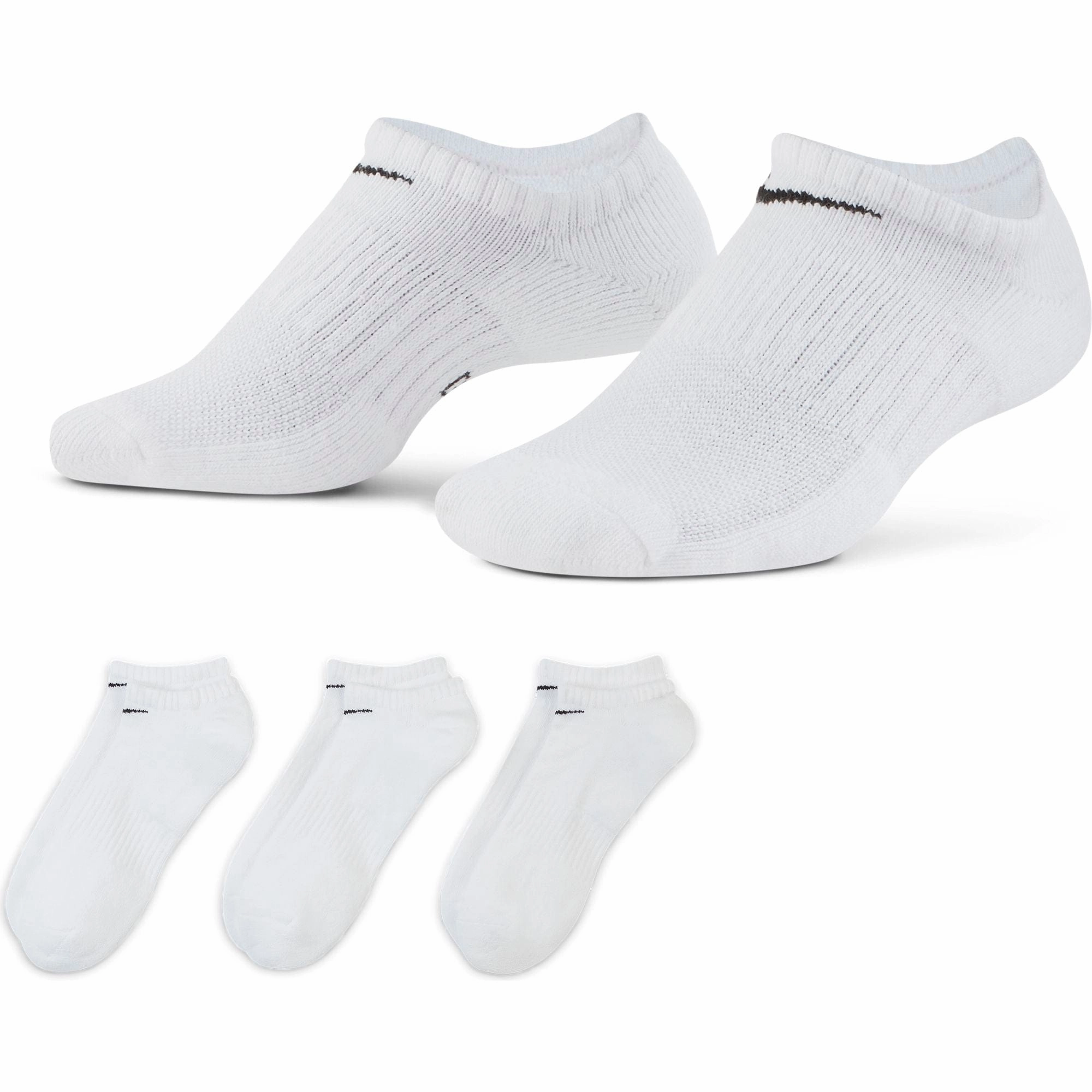 EasyClean Everyday Cushioned Training No-Show Socks (3 Pairs)