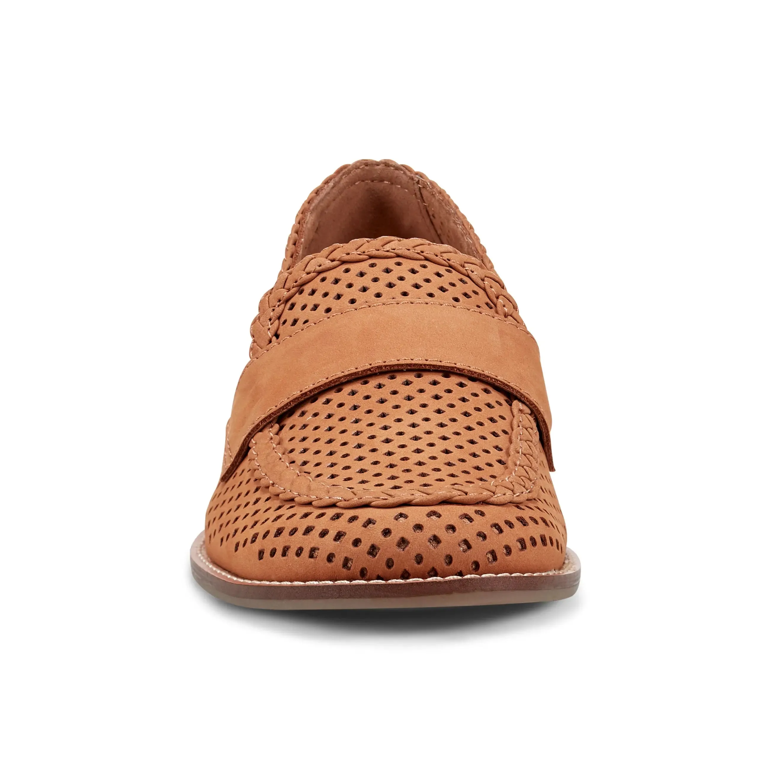 Evvie Casual Slip-On Perforated Loafers closure - type cycling equipment