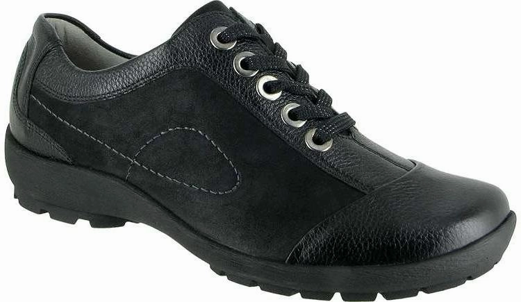 Waldlaufer Dana Holma Matte Finish Workday Essential Elegant Black Oxfords