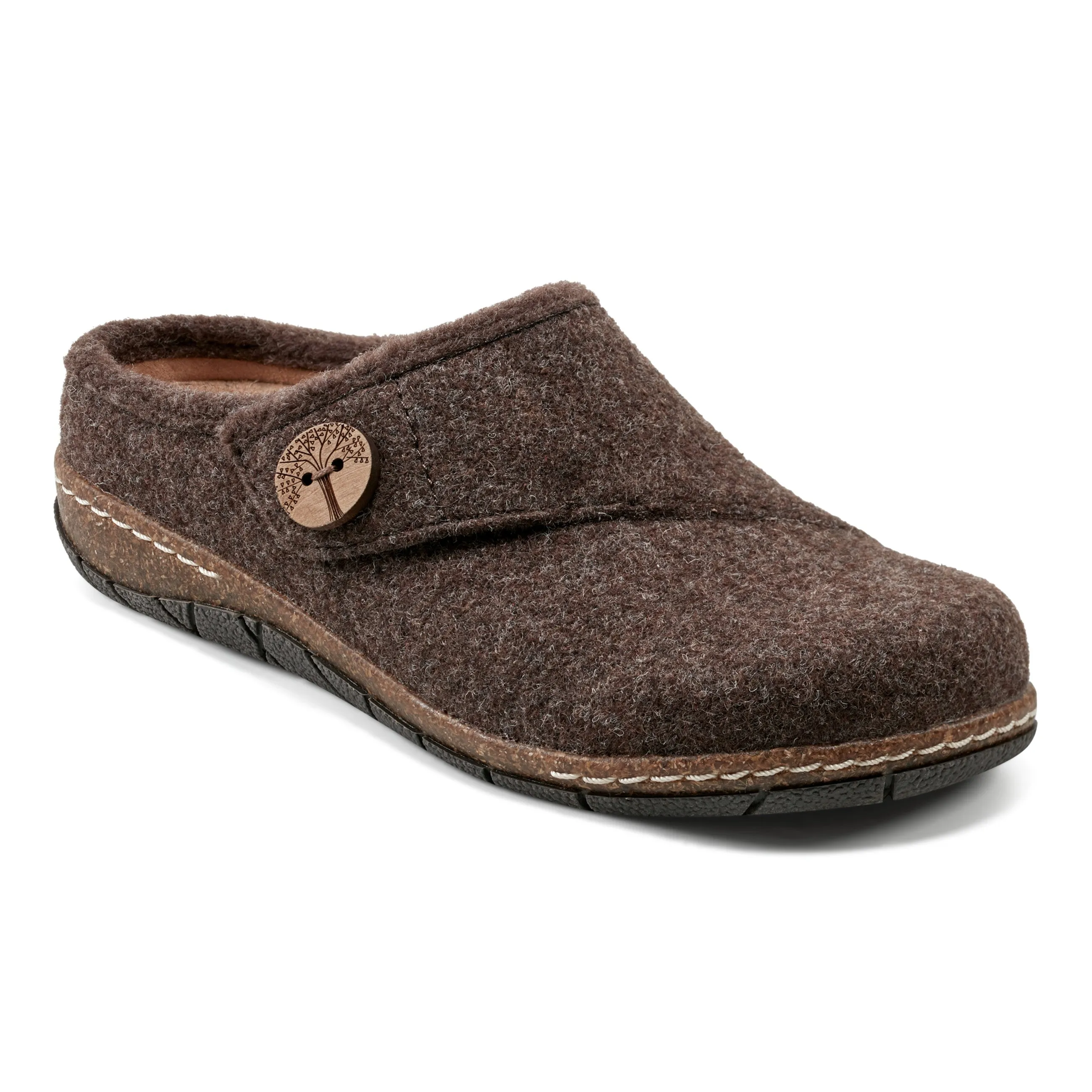 Ezra Round Toe Casual Slip-on Flat Clogs mass - production - efficiency - level Easy - clean