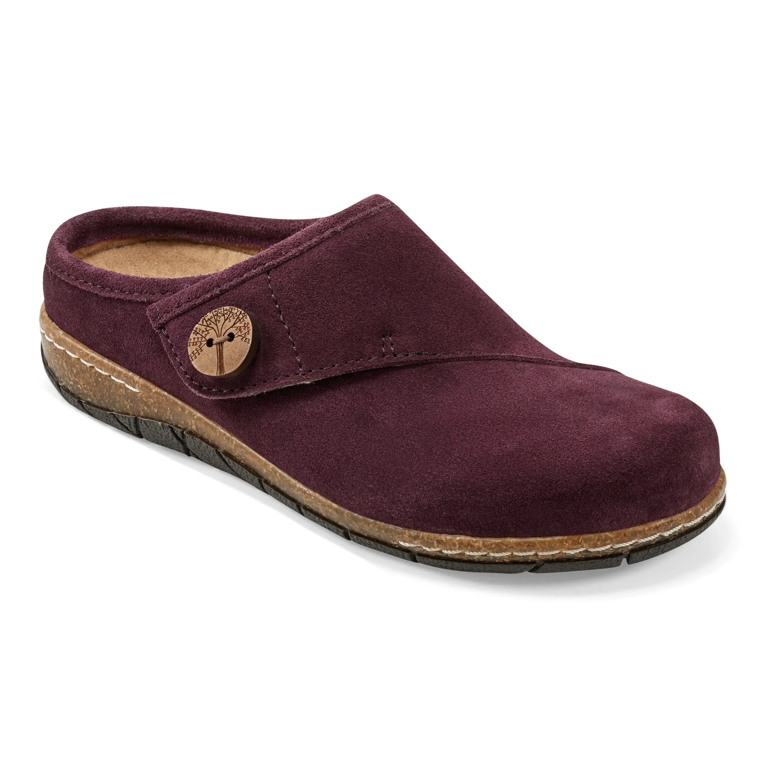 Ezra Round Toe Casual Slip-on Flat Clogs city - specific benefits