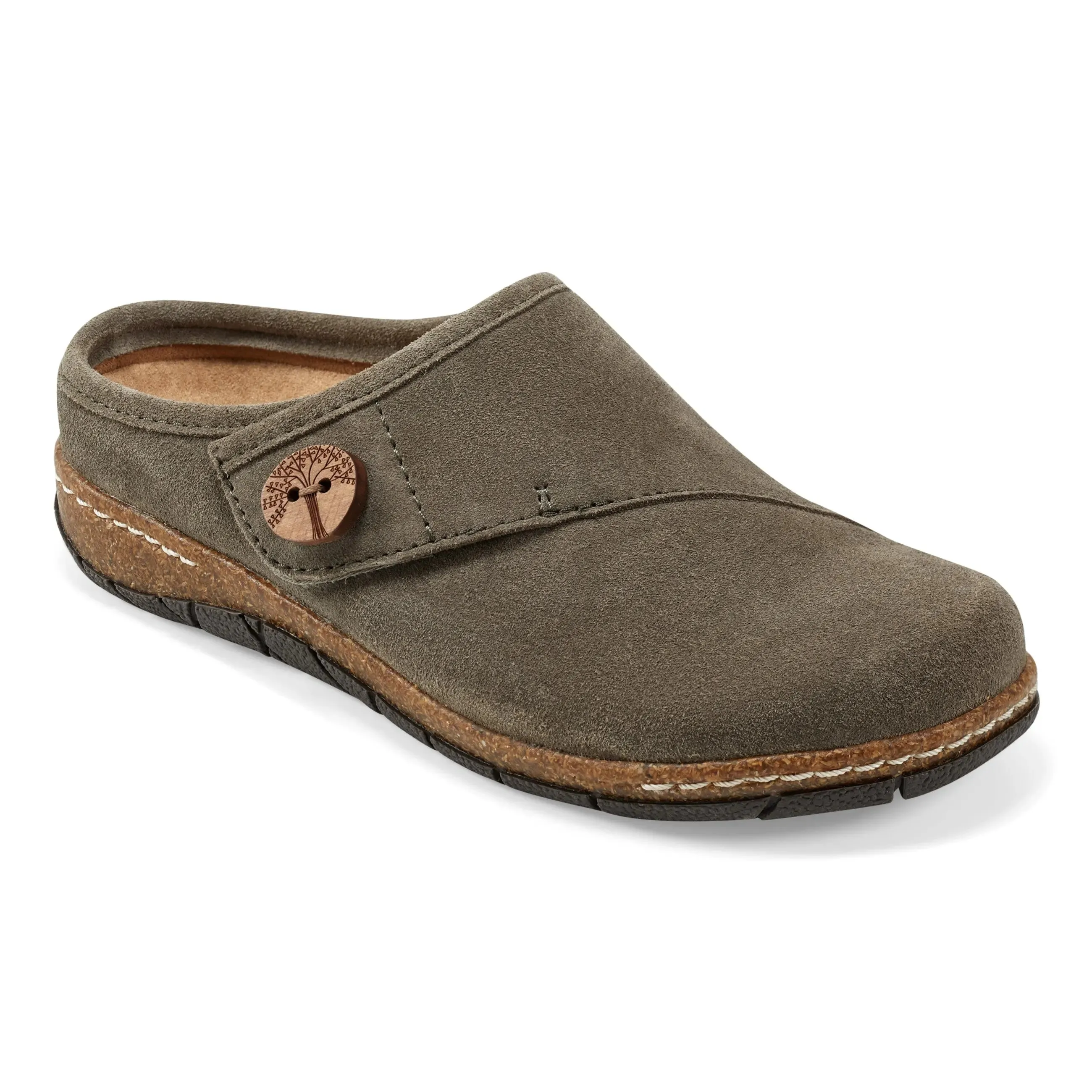 Ezra Round Toe Casual Slip-on Flat Clogs Recycled Composite