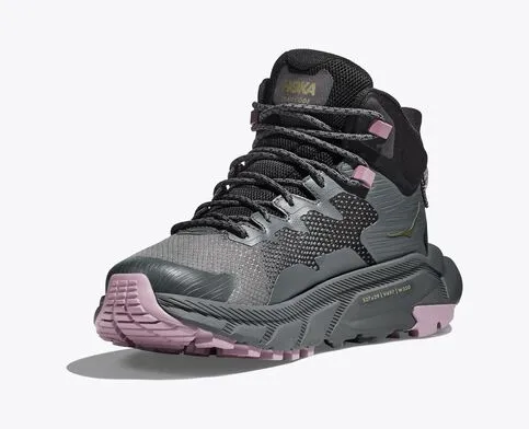 city - specific benefits HOKA WOMENS TRAIL CODE GTX BOOT - CASTLEROCK