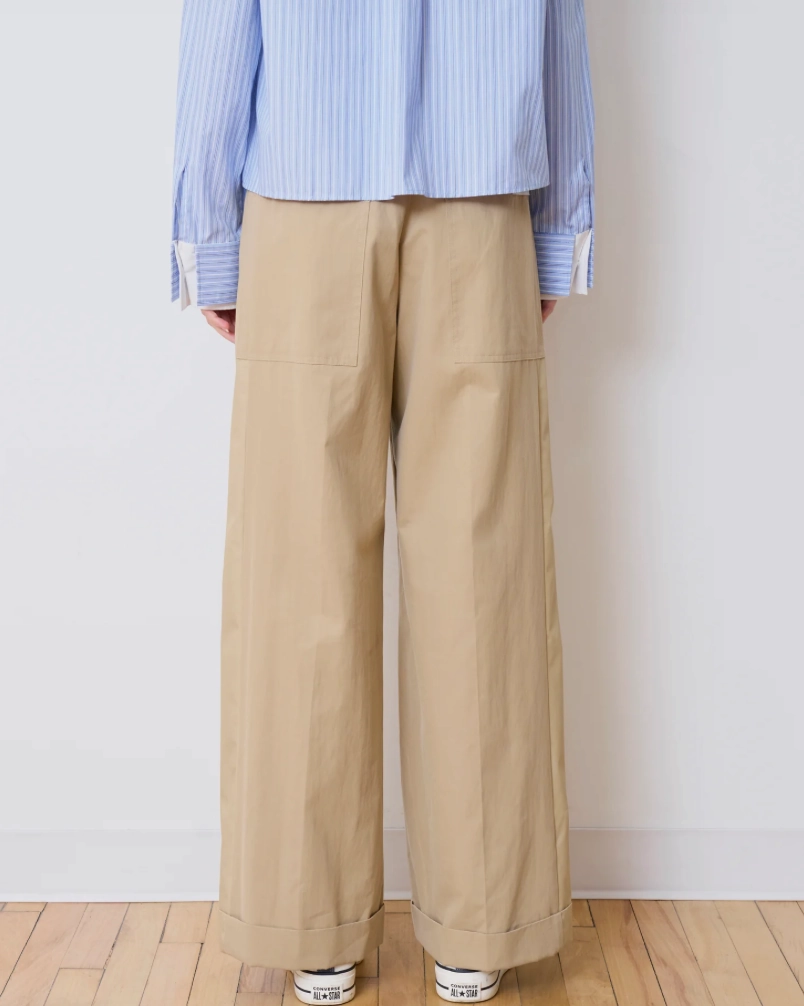 Evening Chic Dream Base Field Trouser in Sand