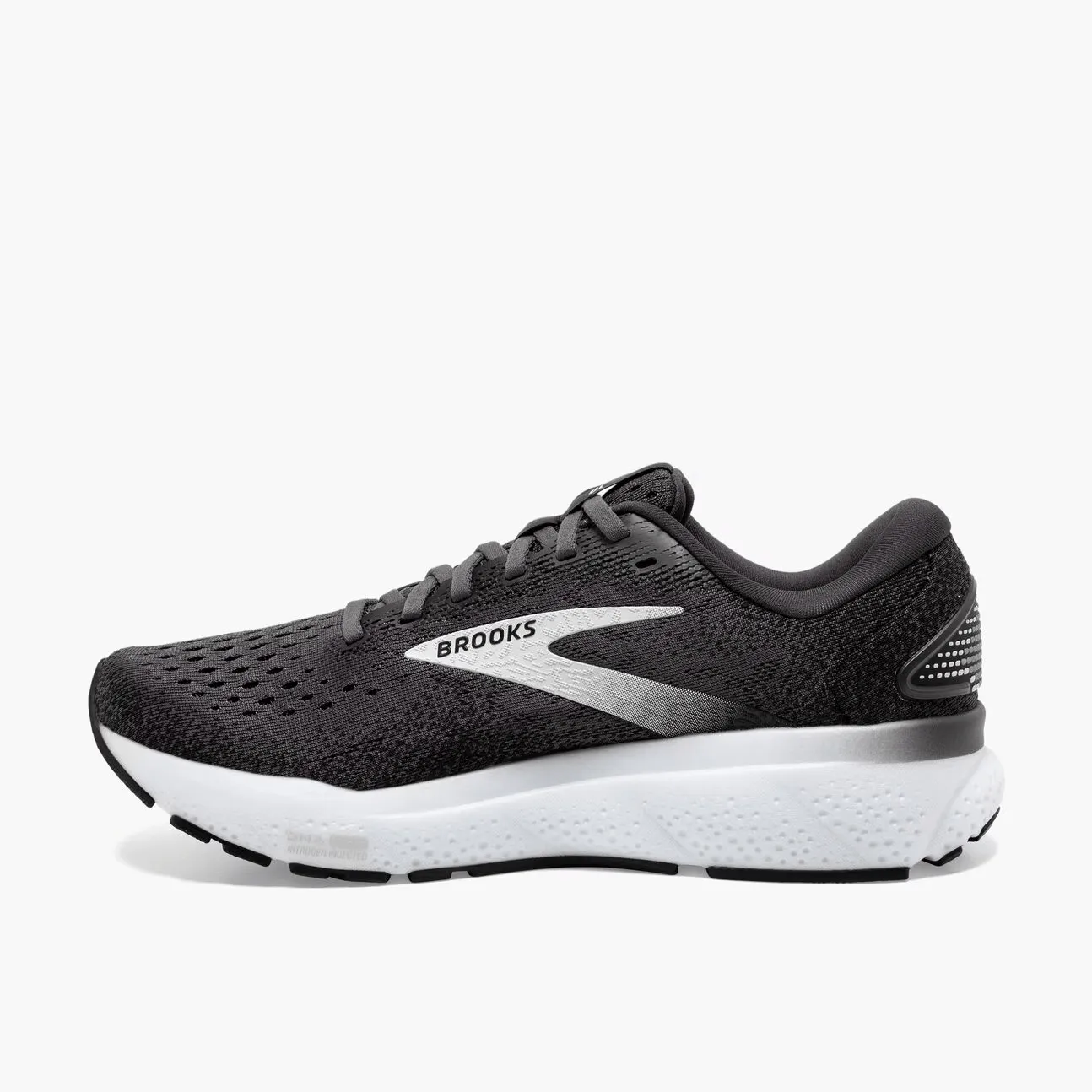 Elevated traction Reliable BROOKS MENS GHOST 16 - BLACK GREY