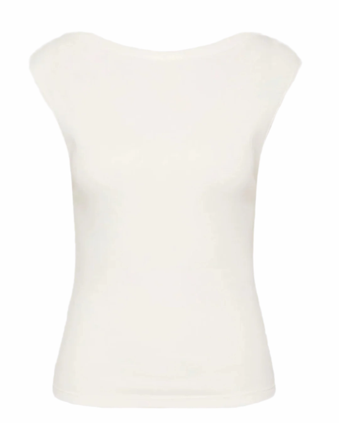 MoistureWicking AllDayComfort Organic Cotton Ballerina Top in White