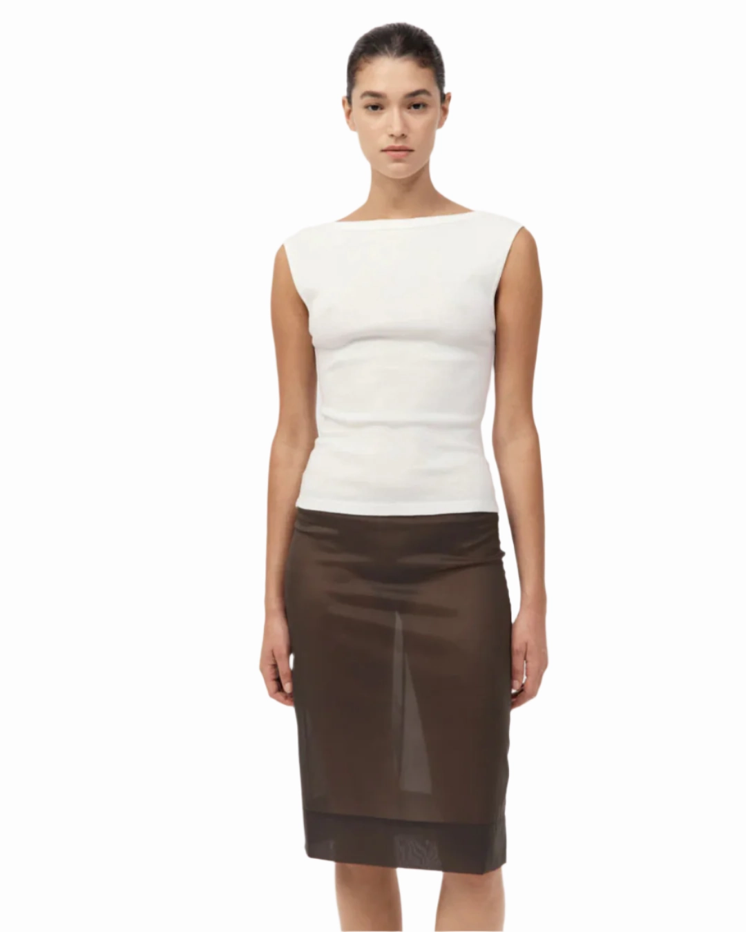 Ocean Air Organic Cotton Ballerina Top in White