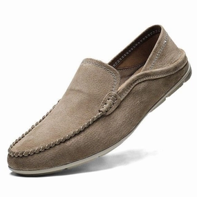 West Louis? Casual Summer Suede Leather Loafers Casual
