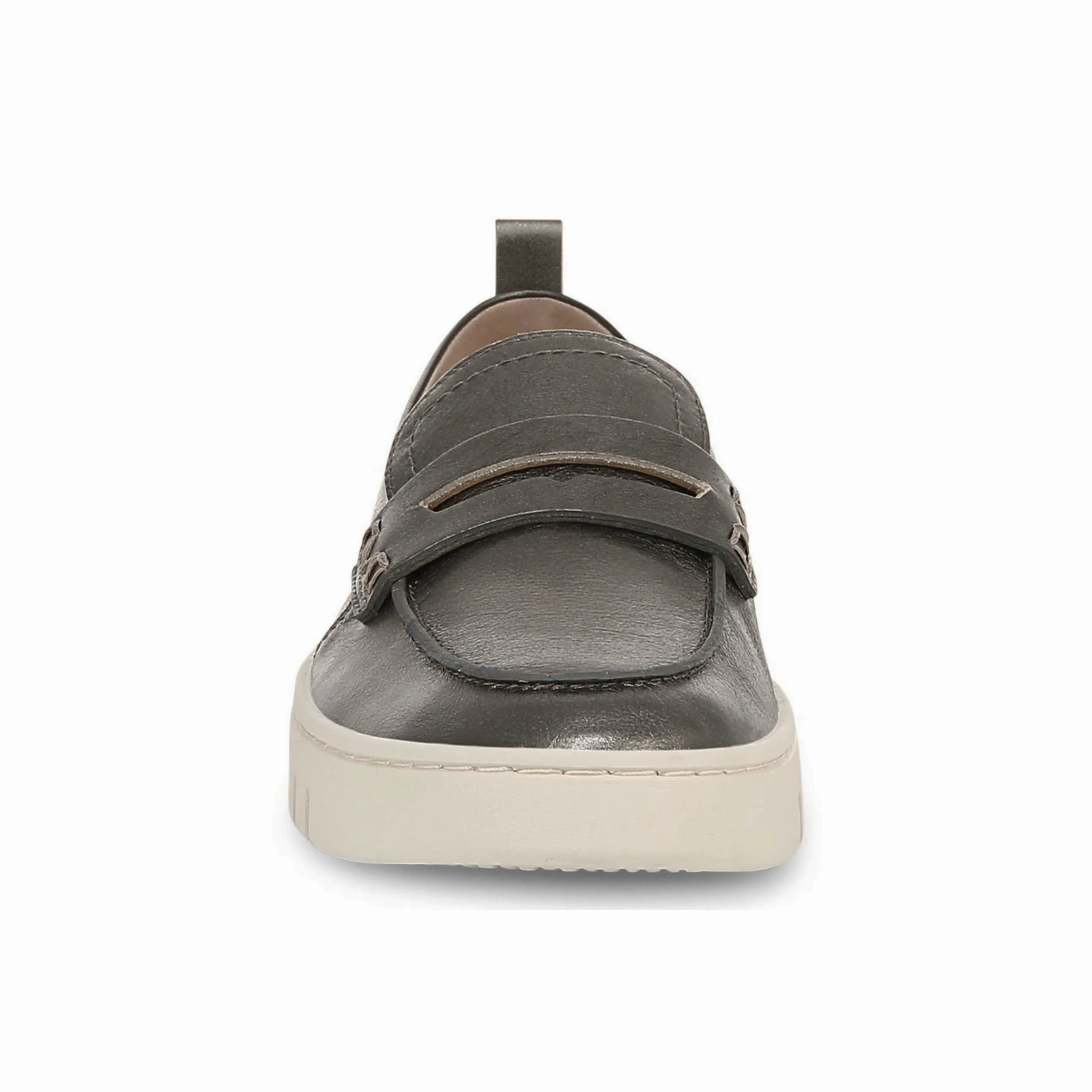 Vionic Uptown Loafer (Women) - Gunmetal Metallic Travel-Essential Pleat Breeze