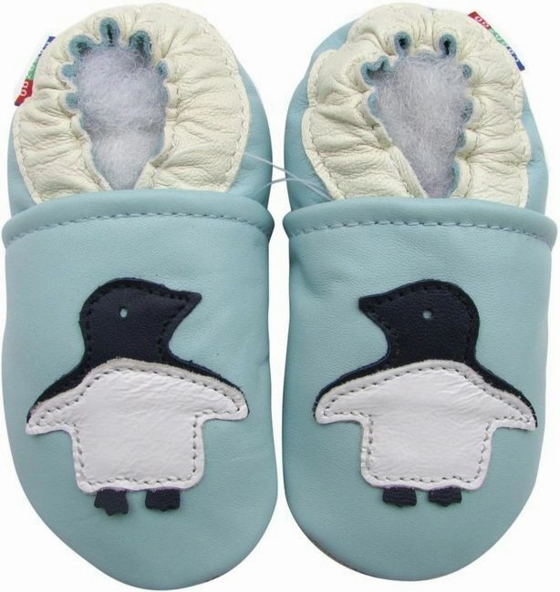 Motion Control System Vegan Leather Option Penguin Light Blue up to 6 Years Old